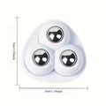 6pcs Adhesive Wheels w/ Stainless Bearings - 360° Rotating Casters for Kitchen & DIY (Easy Install, Compact & Sturdy)