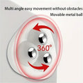 6pcs Adhesive Wheels w/ Stainless Bearings - 360° Rotating Casters for Kitchen & DIY (Easy Install, Compact & Sturdy)
