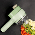 1 Multi-function Garlic Paste Electric Artifact Gatling Small Vegetable Cutting Wireless Automatic Pressure-pull Food Supplement