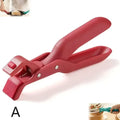 Non-slip Pot Pan Gripper Clip Hot Dish Plate Bowl Clip Retriever Tongs Silicone Handle Kitchen Tool Air Fryer Camping Tool