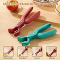Non-slip Pot Pan Gripper Clip Hot Dish Plate Bowl Clip Retriever Tongs Silicone Handle Kitchen Tool Air Fryer Camping Tool