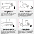 Mini Hair-Straightener Curly and Straight Hair Supplies Thermostatic Electric Ceramic Curling Iron National standard double flat