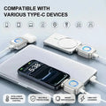 Safe Overnight Auto-Disconnect Charging Adapter 140W Type-C Automatic Power-Off Separator Anti-Overcharge for iPhone Xiaomi